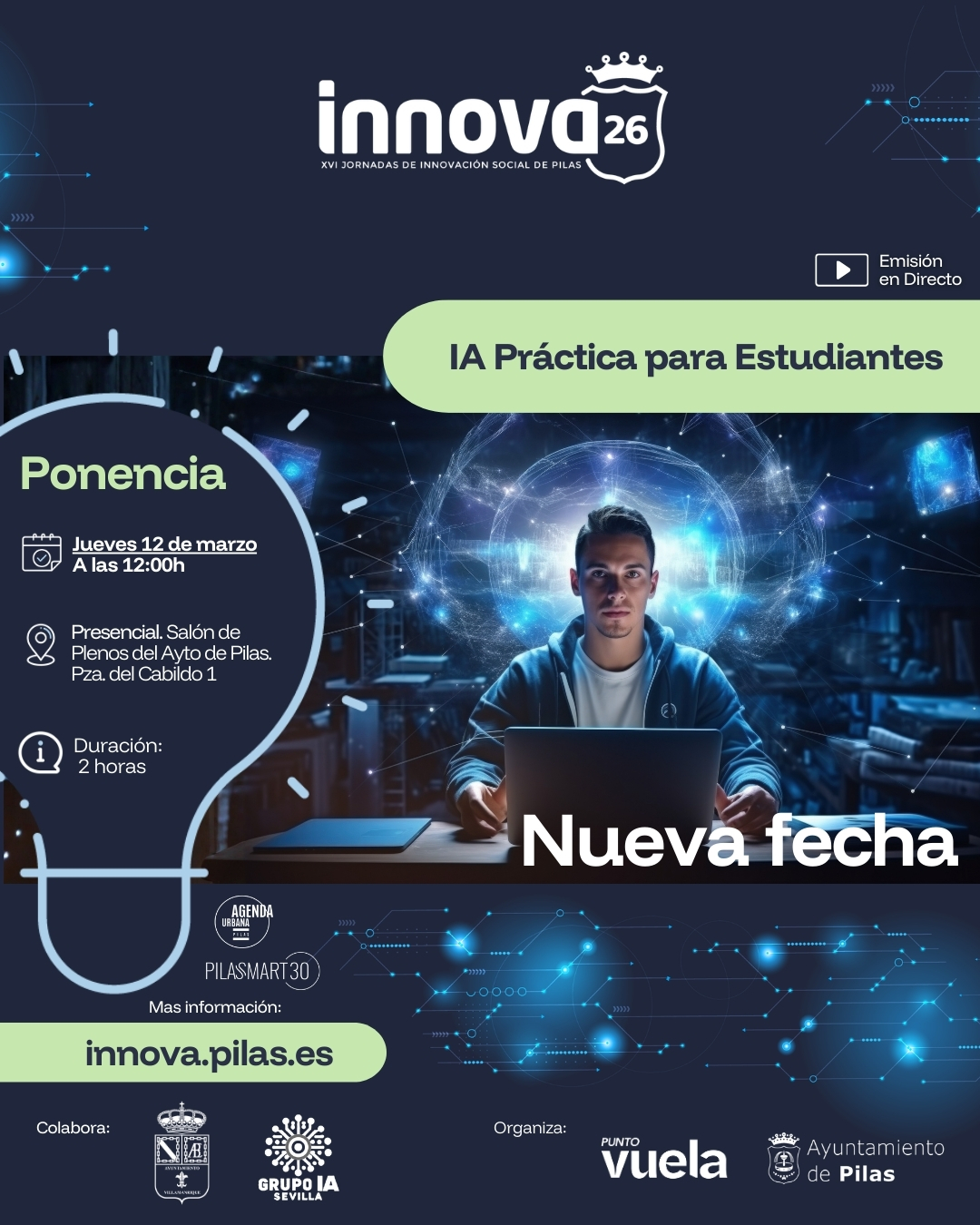 Ponencia · IA práctica para estudiantes